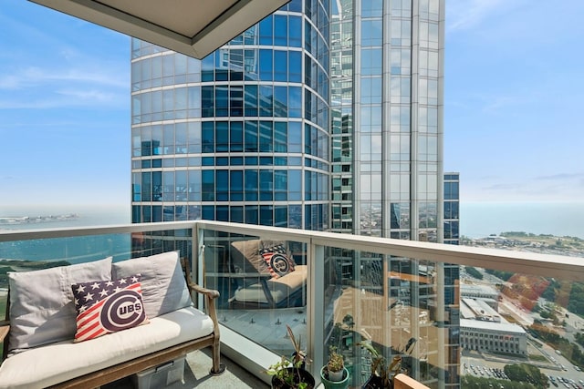 1201 S Prairie Ave Unit 5004, Chicago, IL 60605 - balcony with a water view