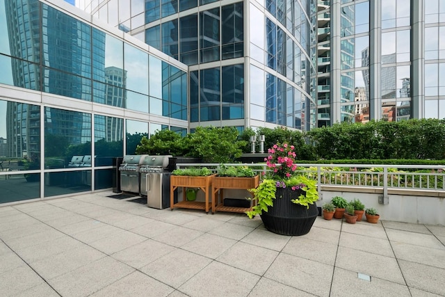 1201 S Prairie Ave Unit 5004, Chicago, IL 60605 - view of patio with a view of city