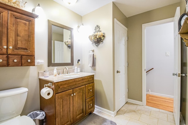 1021 Otis Ave, Rockdale, IL 60436 - bathroom featuring vanity and tile patterned floors