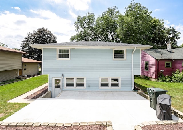 1021 Otis Ave, Rockdale, IL 60436 - back of property featuring a patio and a yard
