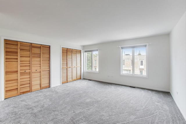 108 Bishop Quarter Ln, Oak Park, IL 60302 - unfurnished bedroom with multiple closets and carpet flooring