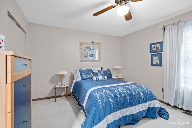 872 Shady Ln, Aurora, IL 60506 - bedroom featuring carpet and ceiling fan