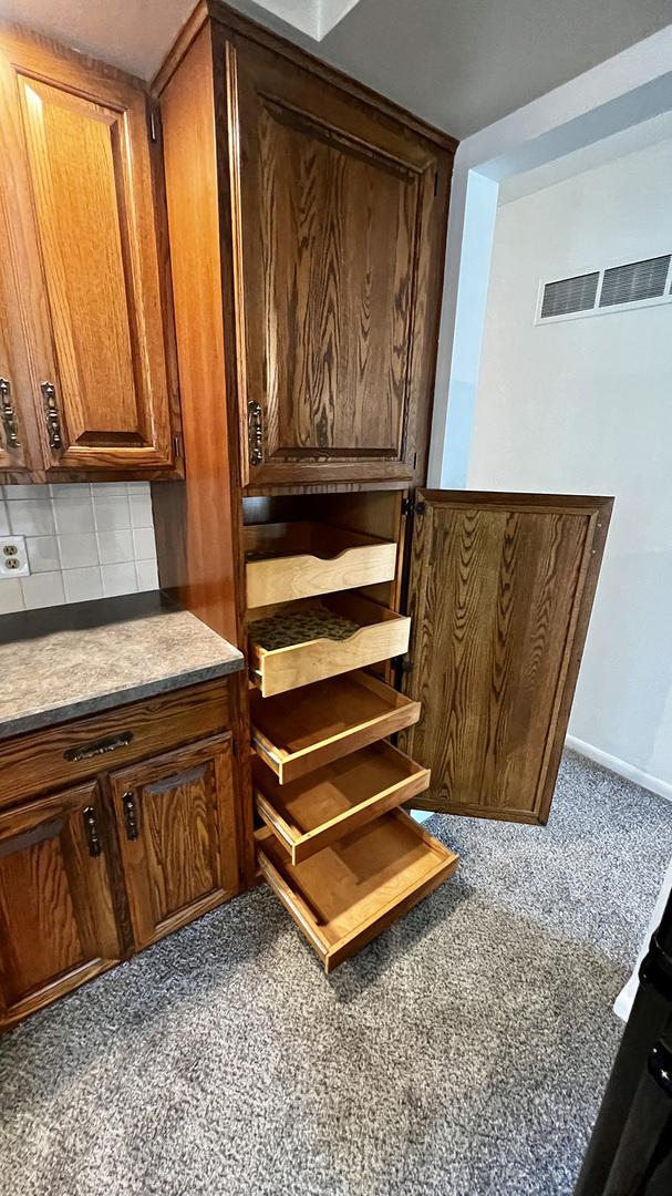 16179 Greenland Dr, Morrison, IL 61270 - detailed view of decorative backsplash and carpet