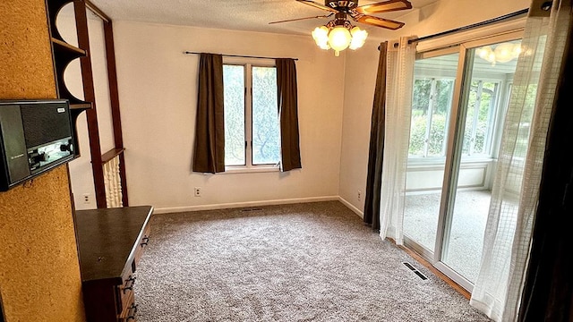 16179 Greenland Dr, Morrison, IL 61270 - empty room featuring ceiling fan and carpet floors