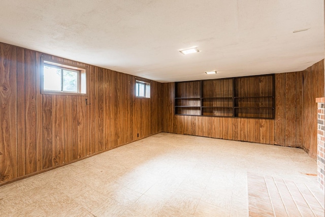 536 Center Ave, Sycamore, IL 60178 - basement with wooden walls and light flooring