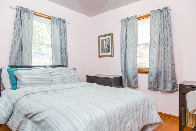 204 N Elroy Ave, Bartlett, IL 60103 - bedroom featuring wood-type flooring and baseboards