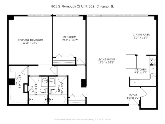 801 S Plymouth Ct Unit 302, Chicago, IL 60605 - photo 29