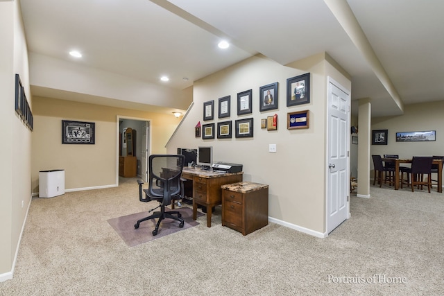 2065 John Paul Jones Ln Unit 2065, Bolingbrook, IL 60490 - office featuring carpet floors and recessed lighting