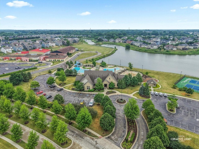 3704 Heathmoor Dr, Elgin, IL 60124 - bird's eye view of a nearby body of water and a pool