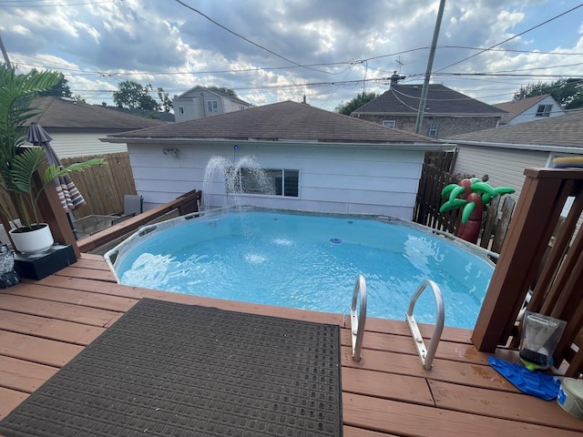 2918 N Normandy Ave, Chicago, IL 60634 - view of pool featuring a deck