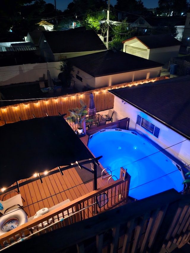 2918 N Normandy Ave, Chicago, IL 60634 - view of pool featuring a deck