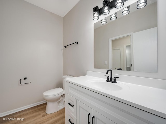 2804 River Bend Ln, Plainfield, IL 60586 - bathroom featuring vanity and wood finished floors