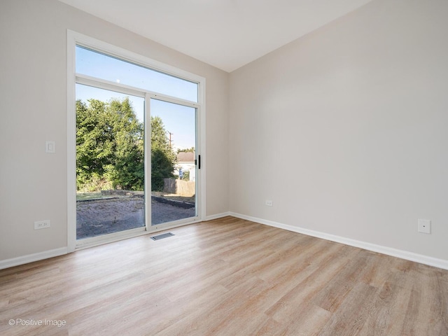 2804 River Bend Ln, Plainfield, IL 60586 - spare room with light wood finished floors and baseboards
