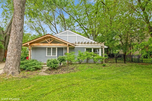 1715 Chesterfield Ave, Glen Ellyn, IL 60137 - view of front of property with brick siding and a chimney