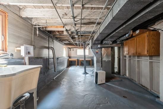 3131 N Odell Ave, Chicago, IL 60707 - basement with a sink