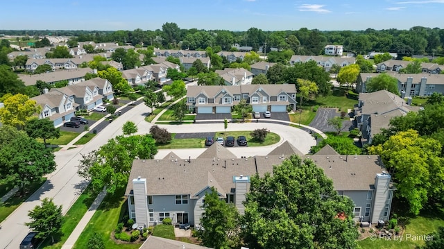 1521 E Baronet Ln, Palatine, IL 60074 - aerial perspective of suburban area