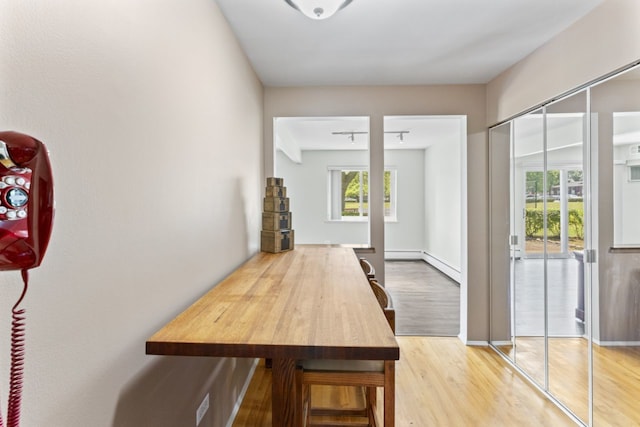 2319 E Olive St Unit 1D, Arlington Heights, IL 60004 - dining area with wood finished floors