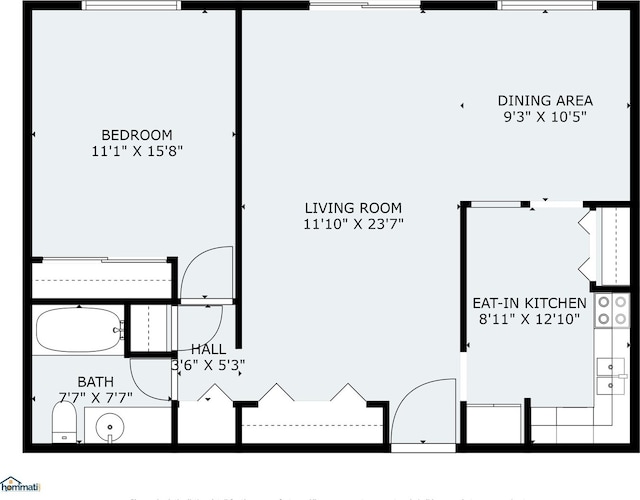 2319 E Olive St Unit 1D, Arlington Heights, IL 60004 - view of property floor plan