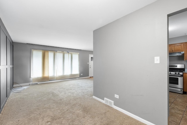225 S Willow St, Glenwood, IL 60425 - unfurnished room with baseboards and carpet flooring