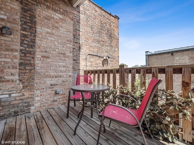 3607 N Bosworth Ave Unit 3, Chicago, IL 60613 - view of wooden terrace