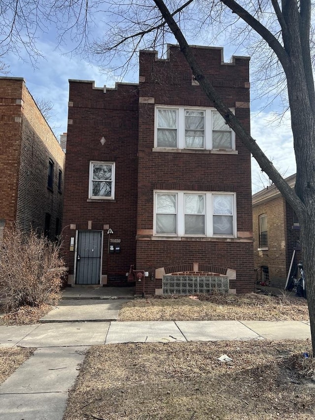 8005 S Blackstone Ave, Chicago, IL 60619 - front facade with brick siding