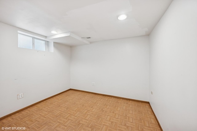 3012 N Nottingham Ave, Chicago, IL 60634 - spare room featuring recessed lighting and baseboards