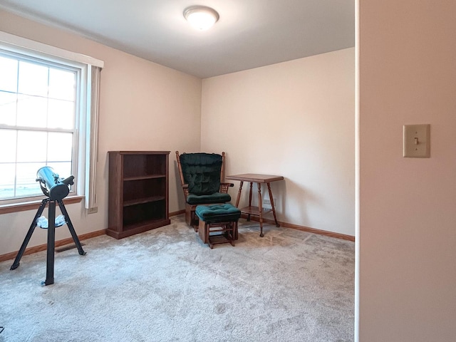 967 Brown Dr, Momence, IL 60954 - living area with carpet floors and baseboards
