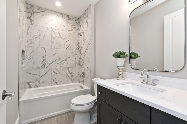 11049 Lizmore Ln Unit 40B, Orland Park, IL 60467 - bathroom featuring vanity and  shower combination