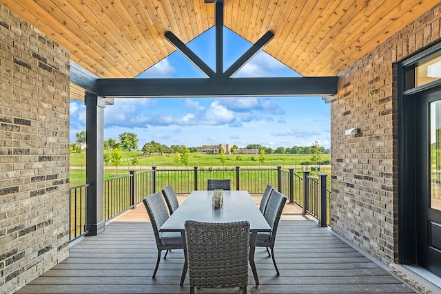 11049 Lizmore Ln Unit 40B, Orland Park, IL 60467 - deck with outdoor dining space