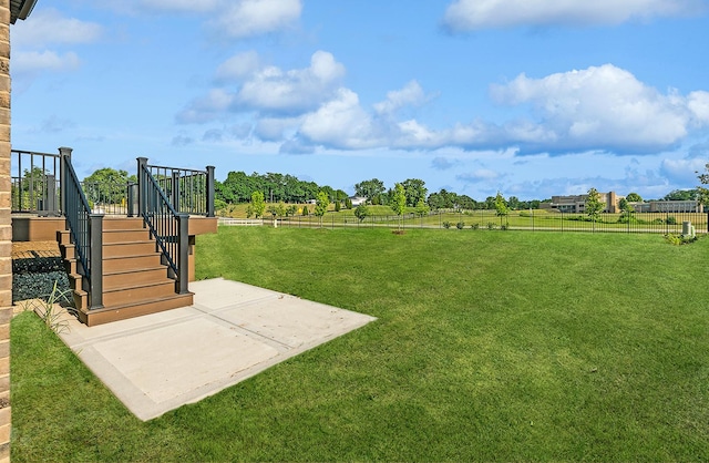 11049 Lizmore Ln Unit 40B, Orland Park, IL 60467 - view of yard featuring stairway and a patio area