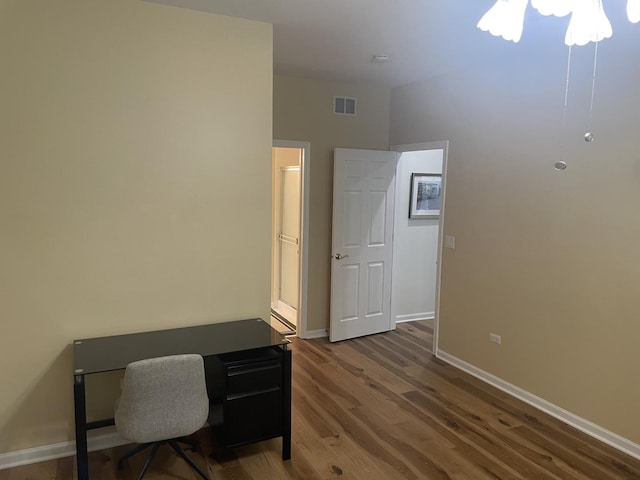 21024 W Walnut Ln, Plainfield, IL 60544 - home office featuring wood finished floors and baseboards