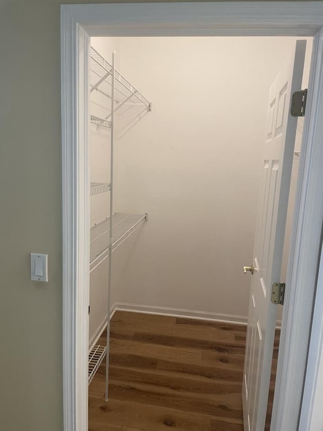 21024 W Walnut Ln, Plainfield, IL 60544 - walk in closet with wood finished floors