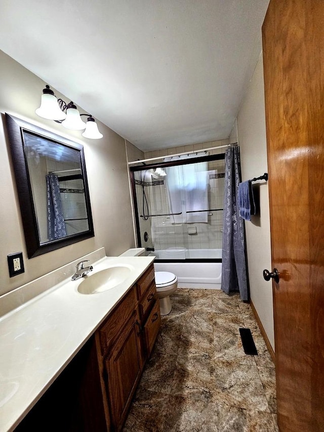 129 S Commonwealth Ave, Elgin, IL 60123 - bathroom featuring vanity and shower / tub combo with curtain