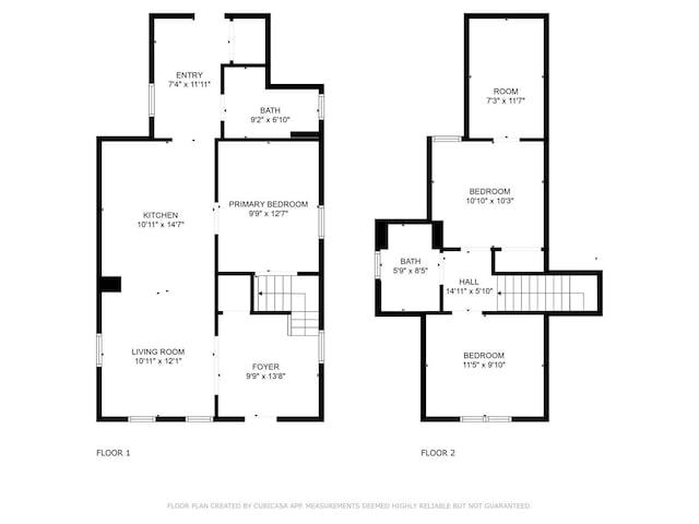 444 Villa St, Elgin, IL 60120 - view of home floor plan