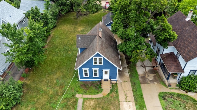 444 Villa St, Elgin, IL 60120 - aerial view of property and surrounding area