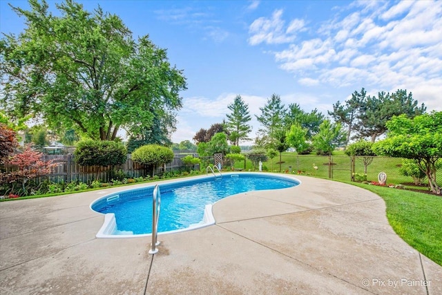 404 Kensington Dr, Mchenry, IL 60050 - view of pool featuring a fenced backyard and a patio