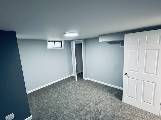 5907 Kirkwood Dr, Rockford, IL 61109 - basement with carpet flooring and baseboards