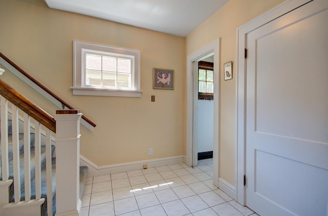 900 Mason Ave, Joliet, IL 60435 - foyer featuring stairs and light tile patterned flooring