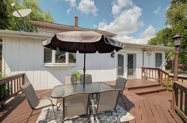 900 Mason Ave, Joliet, IL 60435 - deck with outdoor dining area