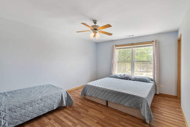 16260 W Mohawk Ct, Lockport, IL 60441 - bedroom featuring wood finished floors and a ceiling fan
