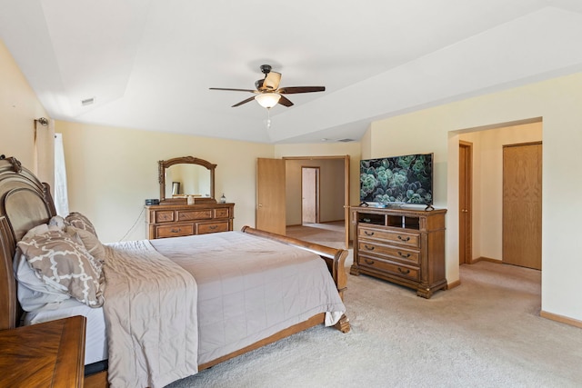 16260 W Mohawk Ct, Lockport, IL 60441 - bedroom with light carpet and ceiling fan