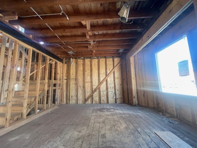 9520 S Sacramento Ave, Evergreen Park, IL 60805 - misc room with hardwood / wood-style floors