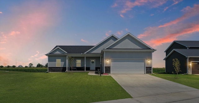 3610 Freedom Blvd, Champaign, IL 61822 - craftsman-style home with stone siding and a front yard