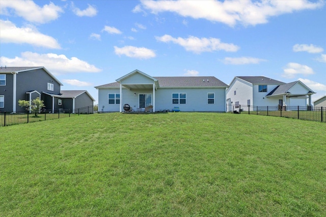 3610 Freedom Blvd, Champaign, IL 61822 - rear view of property featuring a fenced backyard