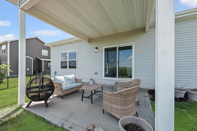 3610 Freedom Blvd, Champaign, IL 61822 - view of patio / terrace with an outdoor hangout area