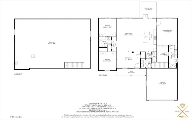 3610 Freedom Blvd, Champaign, IL 61822 - view of property floor plan
