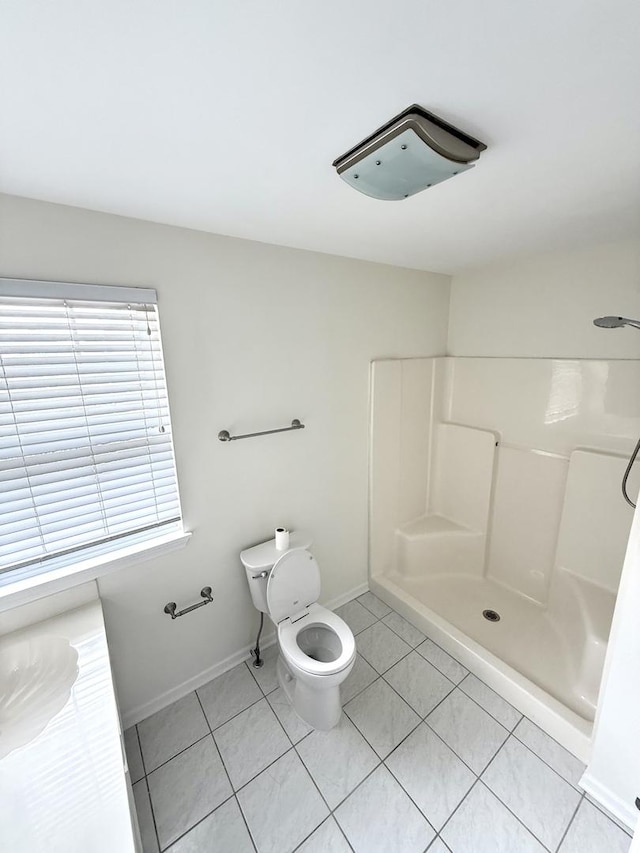 1659 Windward Ct, Naperville, IL 60563 - full bath with a shower and tile patterned flooring