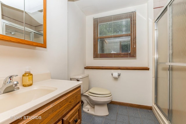 218 Poston Rd, Willow Springs, IL 60480 - bathroom featuring vanity and a shower with door