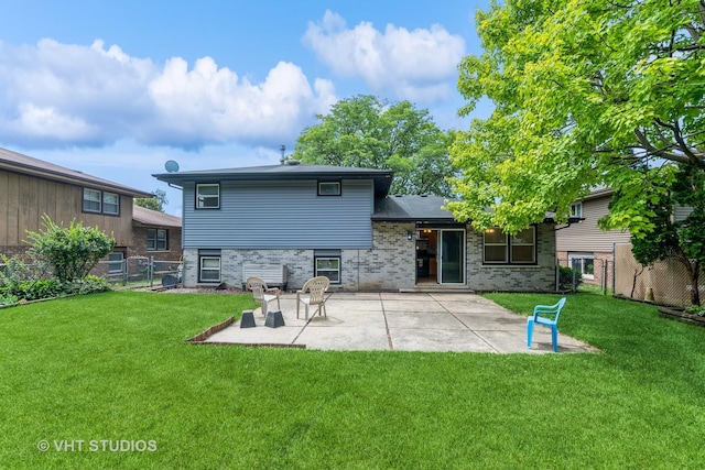 218 Poston Rd, Willow Springs, IL 60480 - back of house featuring a patio area and brick siding