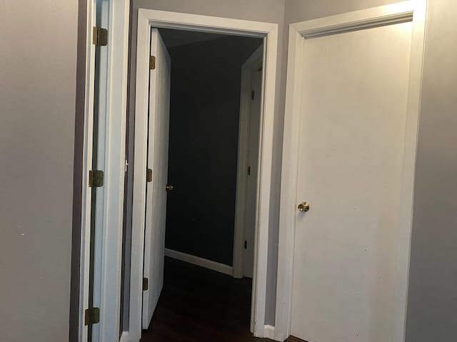 1014 Rockport Dr, Carol Stream, IL 60188 - hall with dark wood-style flooring